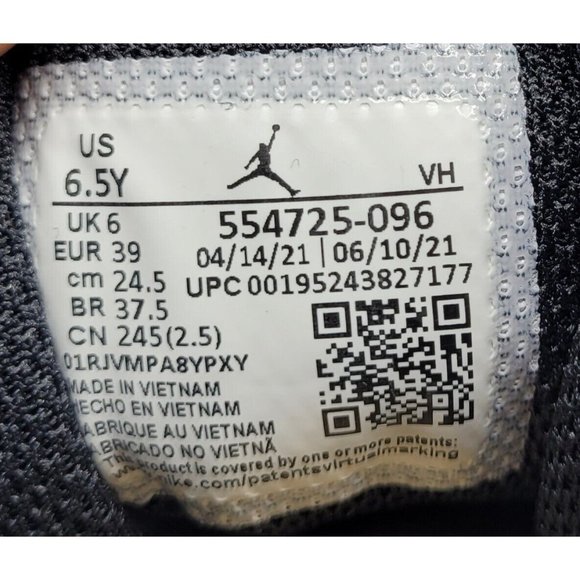 Jordan 1 Mid 'Shadow' (GS) 554725-096 - Picture 10 of 11